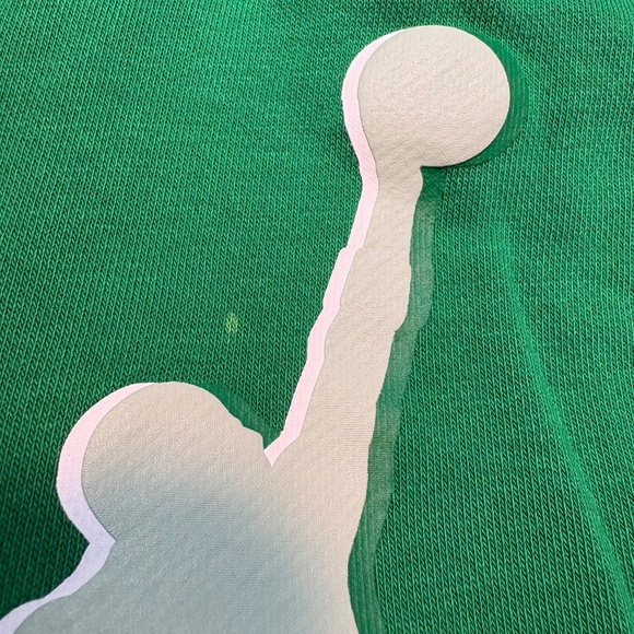 Nike Jordan Essentials Men's Green Fleece Shorts Size Large Activewear Lounging - Picture 6 of 6